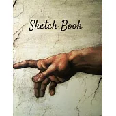 Sketch Book: Michelangelo Themed Notebook for Drawing, Writing, Painting, Sketching, or Doodling