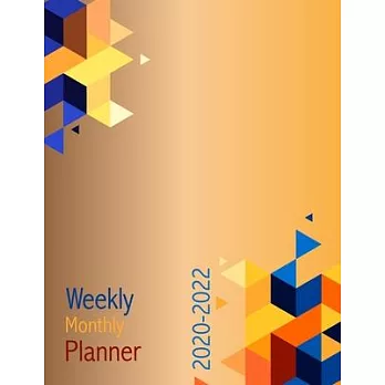 2020-2022 Weekly Monthly Planner: Daily Planner Three Year, Agenda Schedule Organizer Logbook and Journal Personal, 36 Months Calendar, 3 Year Appoint