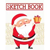 Sketchbook For Ideas Annual Christmas Gift: Large Blank Unruled Sketch Book Use As A Journal Sketchbook Diary Or Gift For Men Women Boys Or Girls - Wa