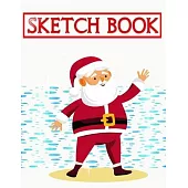 Sketch Book For Kids Classic Christmas Gift: For Kids To Doodle Or Draw Blank Drawing Paper Sketch Book - Doodling - Doodle # Students Size 8.5 X 11