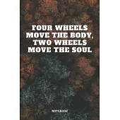 Notebook: Motorbike Sport Lover Quote / Saying Motorcycle Race and Racing Planner / Organizer / Lined Notebook (6