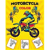 Motorcycle Color: Fun Learning and Motorcycle Color Book For Kids, Best Christmas Gift, New Year GiftFor Kids