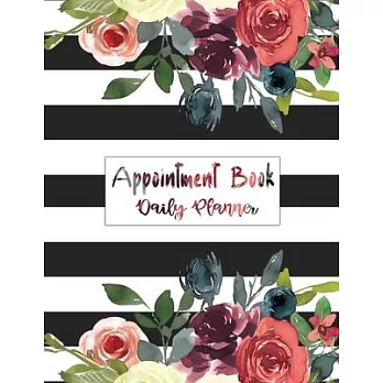Appointment Book Daily Planner: Undated 52 Weeks Appointment Book For Salons, Nail Technicians, Spas, Beauty, Hair Stylists, Estheticians, Makeup Arti