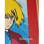 Sketch Book: Japanese Anime Themed Personalized Artist Sketchbook For Drawing and Creative Doodling