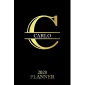 Carlo: 2020 Planner - Personalised Name Organizer - Plan Days, Set Goals & Get Stuff Done (6x9, 175 Pages)