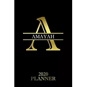 Amayah: 2020 Planner - Personalised Name Organizer - Plan Days, Set Goals & Get Stuff Done (6x9, 175 Pages)