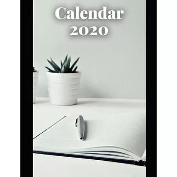 Receptionist Calendar 2020: Calendar Weekly Planer 2020 Logbook Diary Gift Todo Memory Book Budget Planner Hobby - Men, Woman, Girls & Boys - 8.5＂