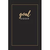 Goal Digger: Blank Lined Journal Notebook, Size 6x9, Gift Idea for Boss, Employee, Coworker, Friends, Office, Appreciation, Thank Y