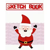 Sketch Book For Ideas Cool Christmas Gifts: Sketch Book Blank Notebook Sketching Paper Spiral - Sketch - Background # Gift Size 8.5 X 11 Inch 110 Page
