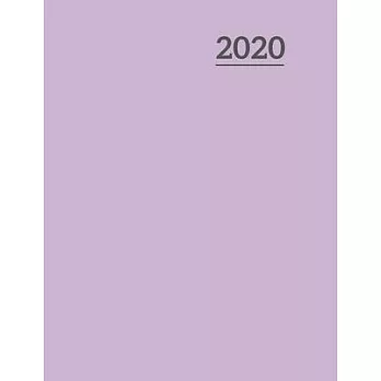 2020 Planner Weekly: Dec 29, 2019 to Jan 2, 2021: Weekly Planner with Calendar Views and Nice Lilac Cover