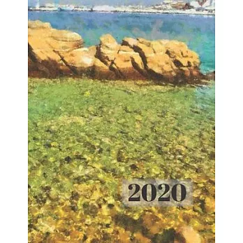 2020 Planner Weekly: Dec 29, 2019 to Jan 2, 2021: Weekly Planner with Calendar Views and Rocks and Water Cover