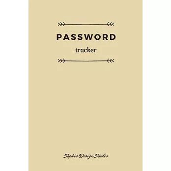 Password Tracker: Internet Password Organizer Logbook And Username 6x9