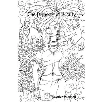 ＂The Princess of Beauty: ＂ Giant Super Jumbo Mega Coloring Book Features 100 Coloring Pages of Beautiful Fantasy Princesses, Fantasy Fairies, F
