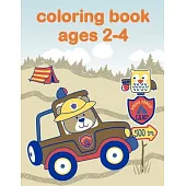 Coloring Book Ages 2-4: Coloring Book, Relax Design for Artists with fun and easy design for Children kids Preschool