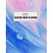 2020 Mastermind Planner: January to December 2020 monthly planner + Calendar Views, monthly recap, organiser & dairy, 154 Pages (8.5 x 11 ) inc
