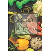 90 Day Diet Plan Eating Log Book: 3 Month Tracking Meals Planner Exercise & Fitness - Activity Tracker 13 Week Food Planner / Diary / Log / Journal /