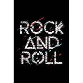 Rock and Roll Music Journal: Rock Music Journal Paper / Notebook for Musicians / Staff Paper Music Gift, 120 Pages, 6x9, Soft Cover, Matte Finish