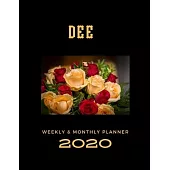2020 Weekly & Monthly Planner: Dee...This Beautiful Planner is for You-Reach Your Goals / Journal for Women & Teen Girls / Dreams Tracker & Goals Set