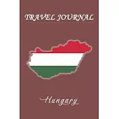 Travel Journal - Hungary - 50 Half Blank Pages -