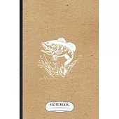 Notebook: Funny Atlantic Goliath Grouper Lined Notebook/ Blank Journal For Deep Sea Diver Swim, Inspirational Saying Unique Spec