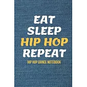 Hip Hop Dance Journal: Denim Design Hip-Hop Practice Notebook - Perfect Gift for a Dancer & Choreographer, Notation Composition Book - for Da