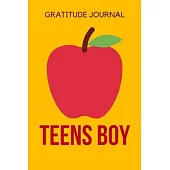 Apple Gratitude Journal for Teens boy: 107 Pages Gratitude Journal for Apple Lovers with Inspirational Quotes on each page. Ideal Gift for Girls, Boys