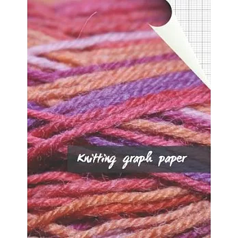 Knitting Graph Paper: A KNITTER´S PATTERN JOURNAL - LARGE DESIGN NOTEBOOK - 4:5 RATIO (40 stitches = 50 rows) - RECTANGULAR PATTERN GRID TO