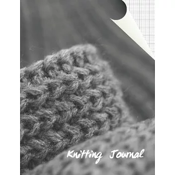 Knitting Journal: A KNITTER´S PATTERN GRAPH PAPER - LARGE DESIGN LOG BOOK - 4:5 RATIO (40 stitches = 50 rows) - RECTANGULAR PATTERN GRID