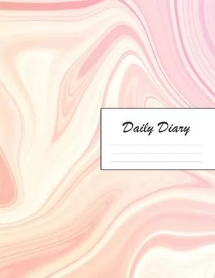 Daily Diary: Blank 2020 Journal Entry Writing Paper for Each Day of the Year - Modish Marble Design Pattern - January 20 - December