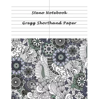 博客來-Steno Notebook: Gregg Shorthand Paper Book Steno Notebook For Steno ...