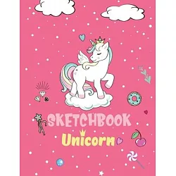 Sketchbook: Cute Unicorn Kawaii Sketchbook for Girls with 100+ Pages of  8.5x11 Blank Paper for Drawing, Doodling or Learning to Draw (Sketch  Books