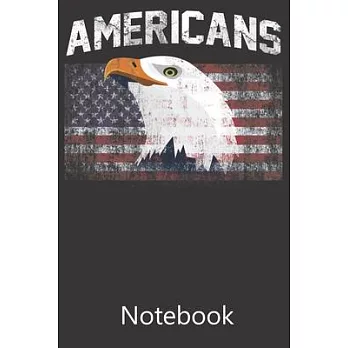 Patriotic Bald Eagle American Flag: Composition Notebook, College Ruled Blank Lined Book for Taking Notes, Recipes, Sketching, Writing, Organizing, Ch