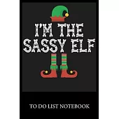 I’’m Sassy Elf: Checklist Paper To Do & Dot Grid Matrix To Do Journal, Daily To Do Pad, To Do List Task, Agenda Notepad Daily Work Tas