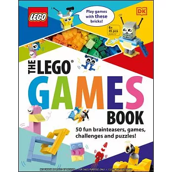 樂高益智遊戲挑戰賽 (內附45個樂高積木) The Lego Games Book: 50 Fun Brainteasers, Games, Challenges, and Puzzles!