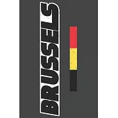 Brussels: Dotted notebook with 120 pages. Brussels the city metropolis in Belgium as a gift or use it yourself for notes, sketch