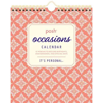 Posh: Occasions Calendar