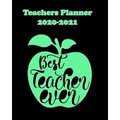 Teachers Planner 2020-2021: Daily, Weekly and Monthly Teacher Planner - Academic Year Lesson Plan and Record Book Teacher Agenda For Class Organiz