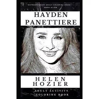 Hayden Panettiere Adult Activity Coloring Book