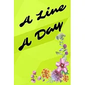 A Line A Day: 6x9 Journal To Write Down Your Thoughtful Memories One Line At A Time (2 Year)