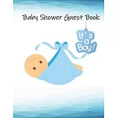 Baby Shower Guest Book: It’’s a Boy, Baby Elephant Guestbook, Gift Tracker Log and Keepsake Pages