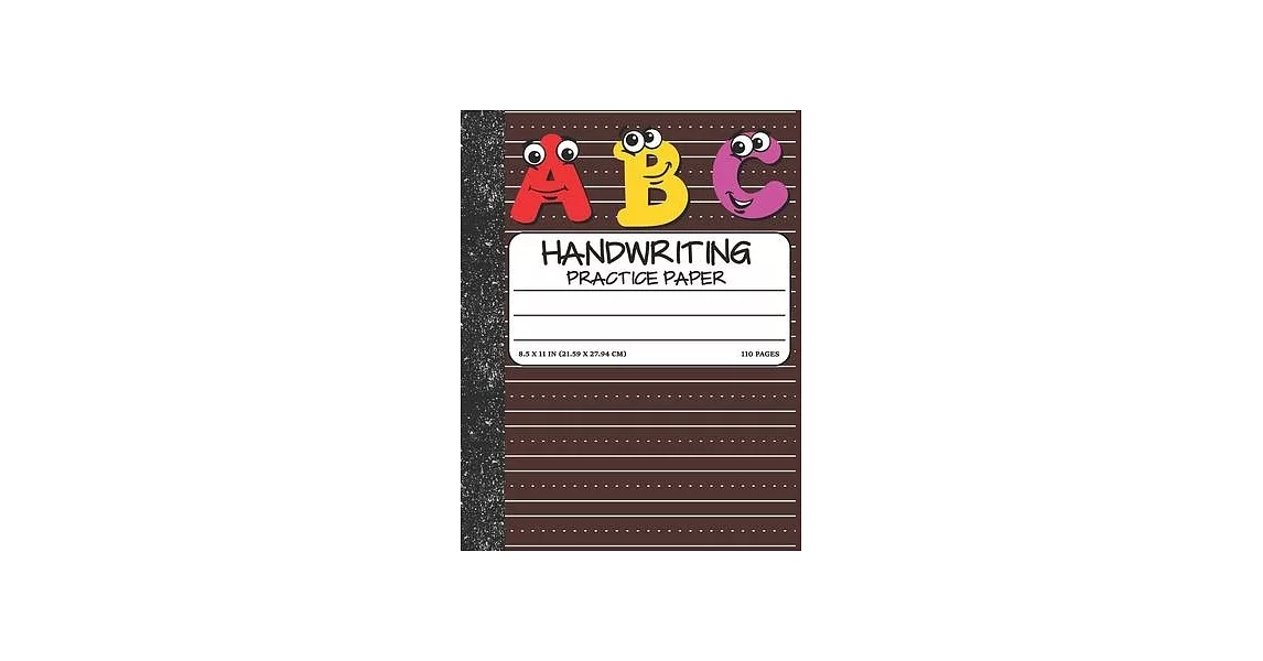 博客來-Handwriting Practice Paper: Dotted Mid-lines 110 Pages Uppercase ...