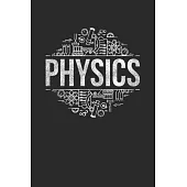 Physics: Dotted Bullet Notebook (6