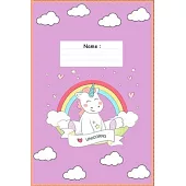 Unicorn Journal and Sketchbook: Journal and Notebook Gift for Girls - Size (6