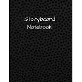 Storyboard Notebook: Film Notebook Sketchbook for Creative Storytellers, Directors, Animators, Filmmakers, Student, 4 frames per page, Narr