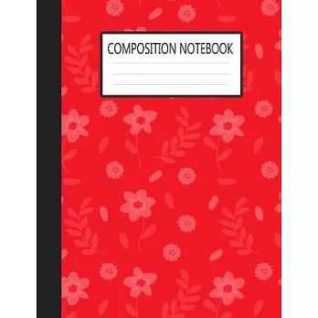 Composition Notebook: College Ruled Notebook,100 pages- 8.5＂x11＂, Lined School Daily Journal for Children Kids Girls Teens Women