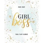 Girl Boss: Personal Calendar Monthly Planner 2020-2022 36 Month Academic Organizer Appointment Schedule Agenda Journal Goal Year