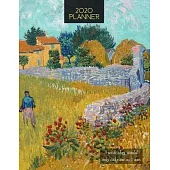 2020 Planner Farmhouse in Provence: Vincent Van Goghs 2020 Weekly and Monthly Calendar Planner with Notes, Tasks, Priorities, Reminders - Fun Unique G