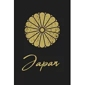 Japan: State Seal Worn Look 120 Page Lined Note Book