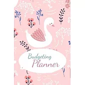 Budgeting Planner: Manage your financial spending with beautiful pink cover.