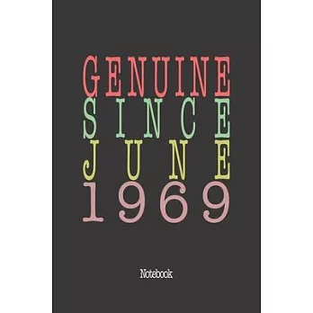 博客來-Genuine Since June 1969: Notebook